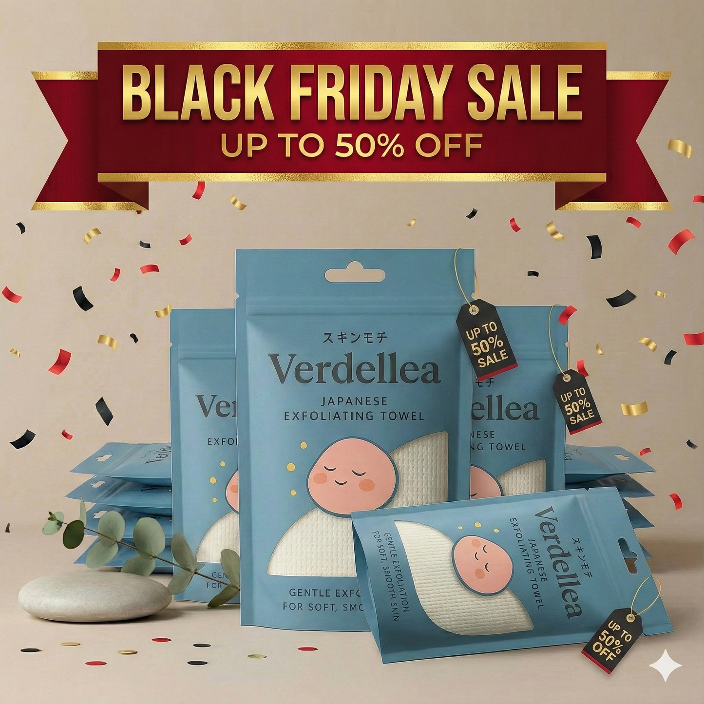 Verdellea™ Japanese Exfoliating Towel