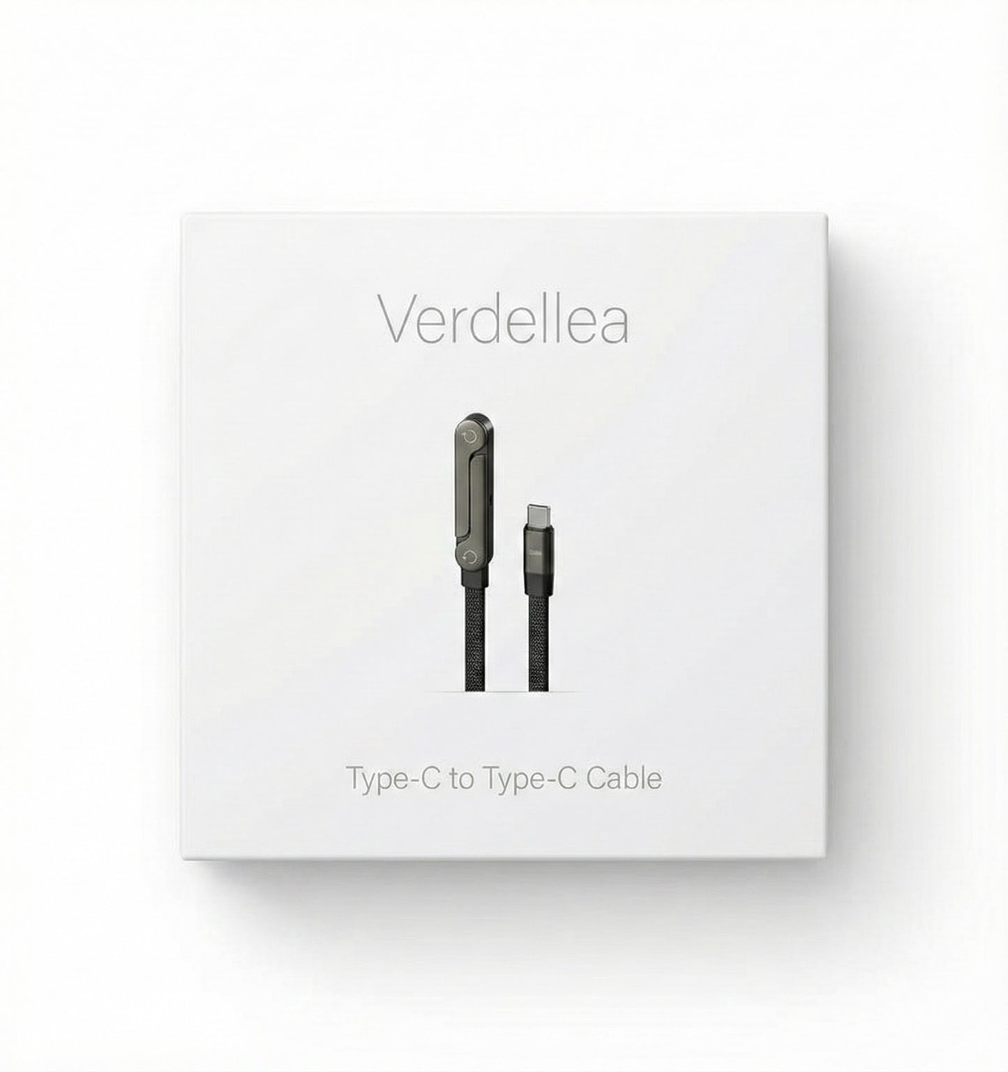 Verdellea 2-in-1 240w Fast Charging Foldable Cable (Type C to Type C)